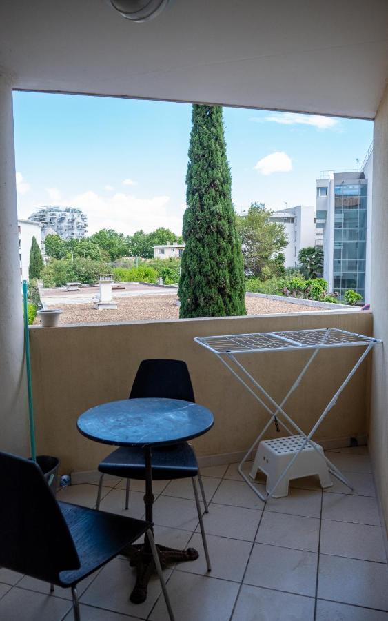 T1 30M² Avec Vue Sur Arbre Blanc Apartamento Montpellier Exterior foto